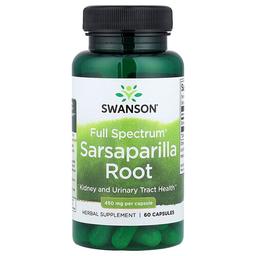 Swanson Vitamins Full Spectrum Sarsaparilla Root 450 Mg 60 Capsules