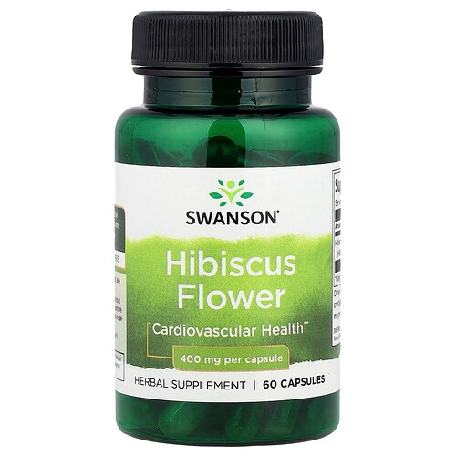 Swanson Vitamins Hibiscus Flower 400 Mg 60 Capsules product image