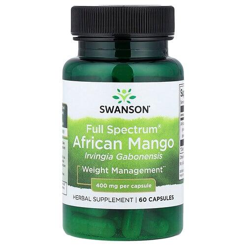 Swanson Vitamins Full Spectrum African Mango 400 Mg 60 Capsules product image