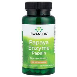 Swanson Vitamins Papaya Enzyme Papain 100 Mg 90 Vegan Capsules