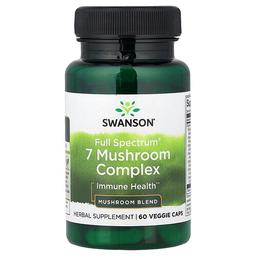 Swanson Vitamins Full Spectrum 7 Mushroom Complex 60 Veggie Caps