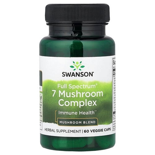 Swanson Vitamins Full Spectrum 7 Mushroom Complex 60 Veggie Caps product image