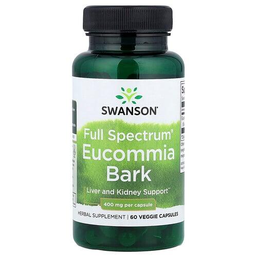 Swanson Vitamins Full Spectrum Eucommia Bark 400 Mg 60 Veggie Capsules product image