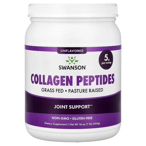 Swanson Vitamins Collagen Peptides Unflavored 16 Oz 454 G product image