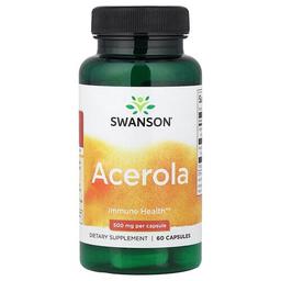 Swanson Vitamins Acerola 500 Mg 60 Capsules