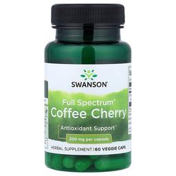 Swanson Vitamins Full Spectrum Coffee Cherry 200 Mg 60 Veggie Caps