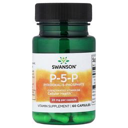 Swanson Vitamins P 5 P 20 Mg 60 Capsules