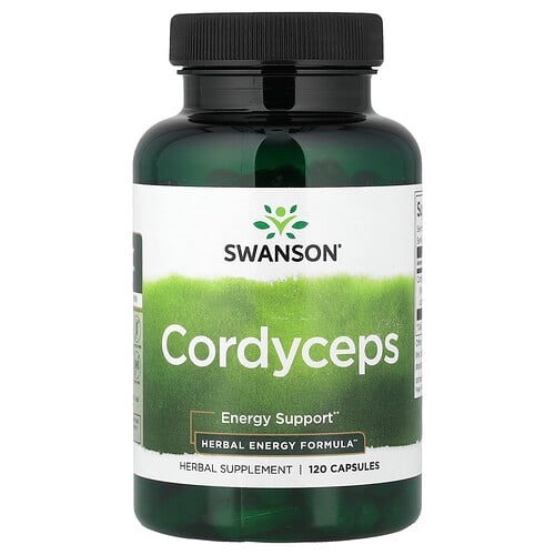 Swanson Vitamins Cordyceps 120 Capsules 600 Mg Per Capsule product image