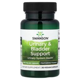 Swanson Vitamins Urinary Bladder Support 500 Mg 30 Vegan Capsules
