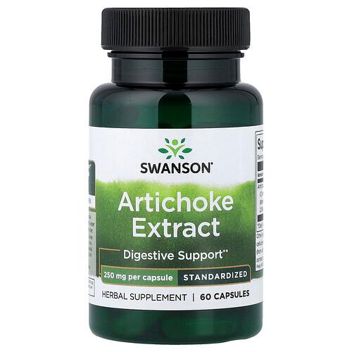 Swanson Vitamins Artichoke Extract 250 Mg 60 Capsules product image