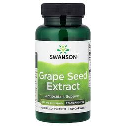 Swanson Vitamins Grape Seed Extract Standardized 500 Mg 60 Capsules