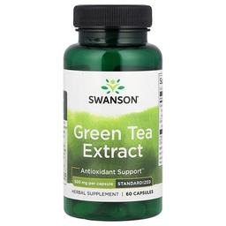Swanson Vitamins Green Tea Extract 500 Mg 60 Capsules