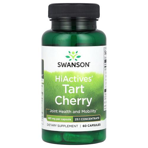 Swanson Vitamins Hiactives Tart Cherry 465 Mg 60 Capsules product image