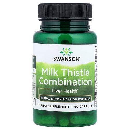 Swanson Vitamins Milk Thistle Combination 60 Capsules product image