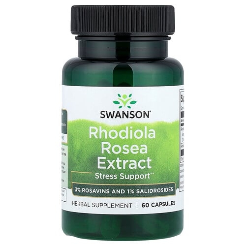 Swanson Vitamins Rhodiola Rosea Extract 60 Capsules product image