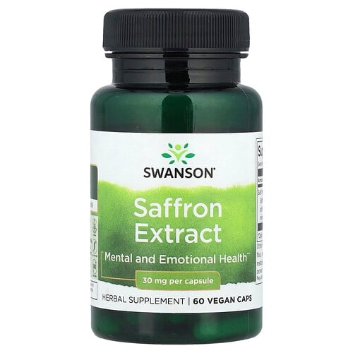 Swanson Vitamins Saffron Extract 30 Mg 60 Vegan Caps product image