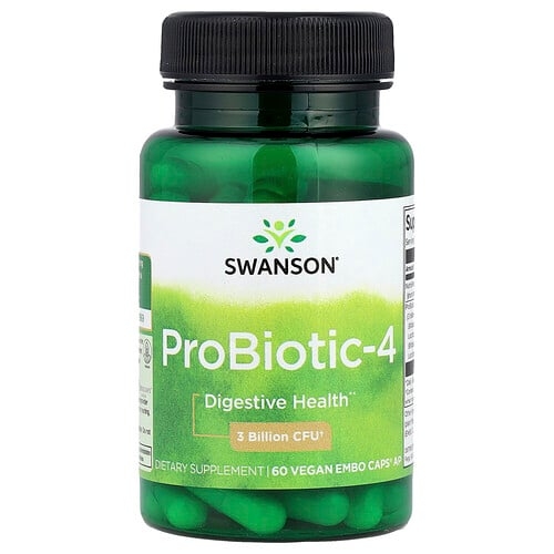 Swanson Vitamins Probiotic 4 60 Vegan Embo Caps Ap product image