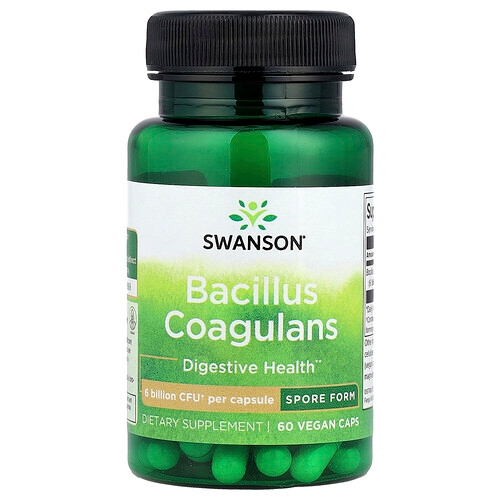Swanson Vitamins Bacillus Coagulans 6 Billion Cfu 60 Vegan Caps product image