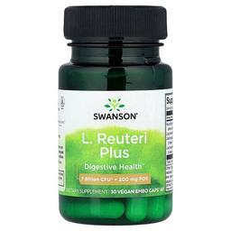 Swanson Vitamins L Reuteri Plus 30 Vegan Embo Caps Ap