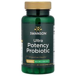 Swanson Vitamins Ultra Potency Probiotic 66 5 Billion Cfu 60 Vegan Embo Caps Ap