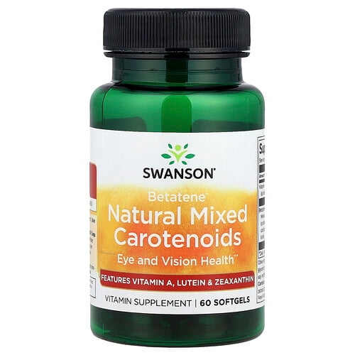 Swanson Vitamins Betatene Natural Mixed Carotenoids 60 Softgels product image