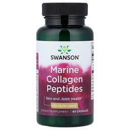 Swanson Vitamins Marine Collagen Peptides 400 Mg 60 Capsules
