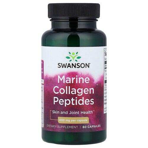 Swanson Vitamins Marine Collagen Peptides 400 Mg 60 Capsules product image