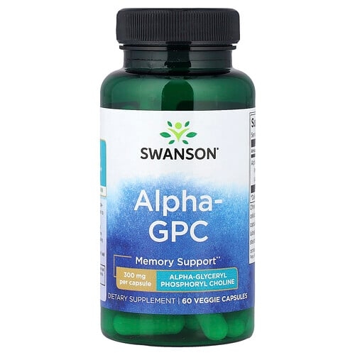 Swanson Vitamins Alpha Gpc 300 Mg 60 Veggie Capsules product image