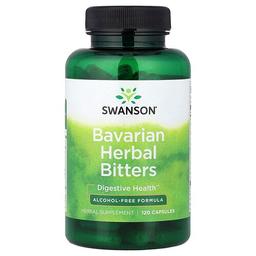 Swanson Vitamins Bavarian Herbal Bitters Alcohol Free 120 Capsules