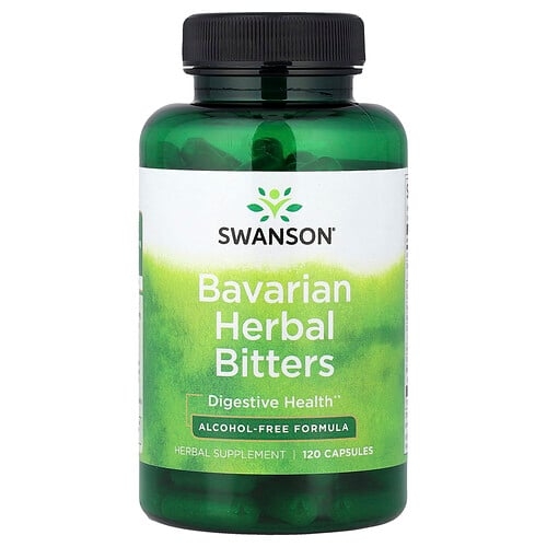 Swanson Vitamins Bavarian Herbal Bitters Alcohol Free 120 Capsules product image