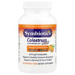Symbiotics Colostrum Plus Chewables Orange Creme 120 Chewable Tabs
