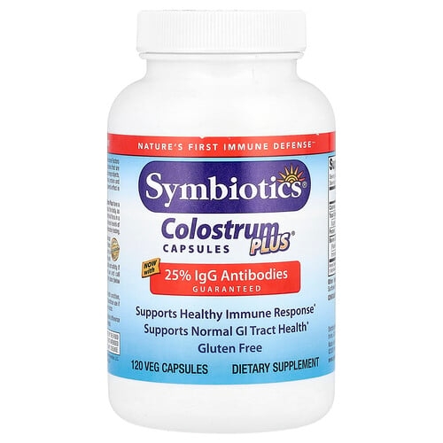 Symbiotics Colostrum Plus 120 Veg Capsules product image