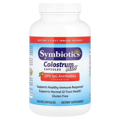 Symbiotics Colostrum Plus 240 Veg Capsules product image