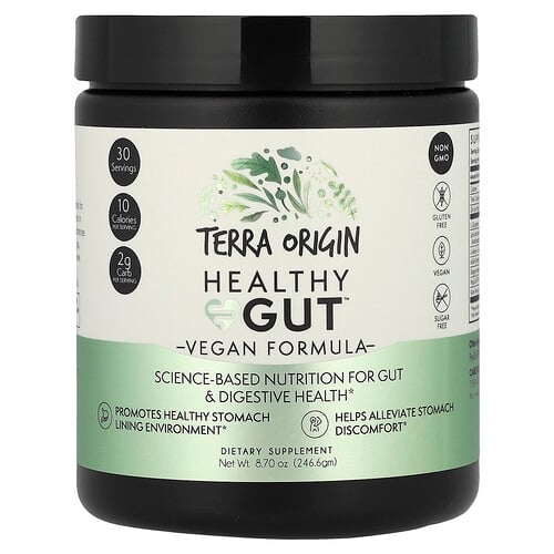 Terra Origin Healthy Gut Vegan Formula 8 7 Oz 246 6 G product image
