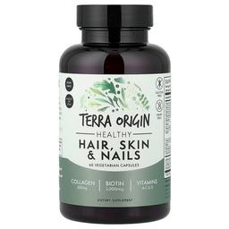 Terra Origin Healthy Hair Skin Nails 60 Vegetarian Capsules