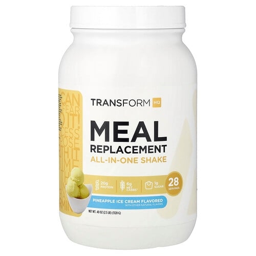 Transformhq Meal Replacement All In One Shake Pineapple Whip 2 5 Lb 40 Oz 1120 G product image