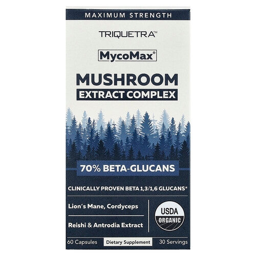 Triquetra Health Mycomax Mushroom Extract Complex Maximum Strength 60 Capsules product image