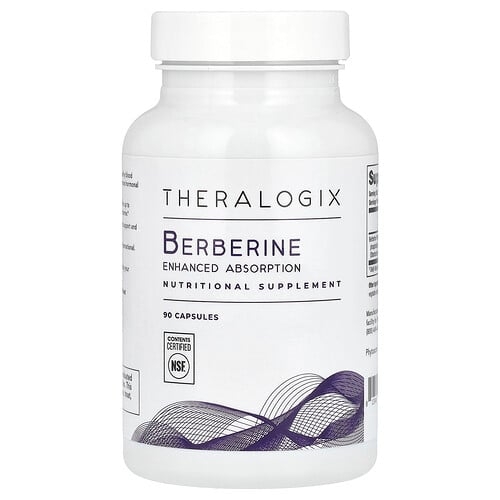 Theralogix Berberine Enhanced Absorption 90 Capsules 550 Mg Per Capsule product image
