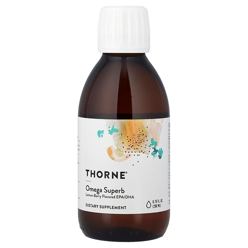 Thorne Omega Superb Lemon Berry 6 76 Fl Oz 200 Ml product image