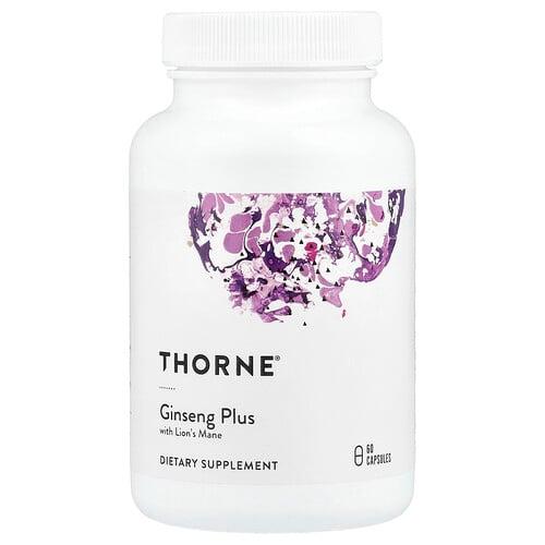 Thorne Ginseng Plus With Lion S Mane 60 Capsules product image