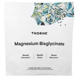 Thorne Magnesium Bisglycinate 30 Stick Packs 0 13 Oz 3 8 G Each