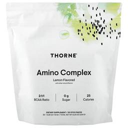 Thorne Amino Complex Lemon 30 Stick Packs 0 28 Oz 7 8 G Each
