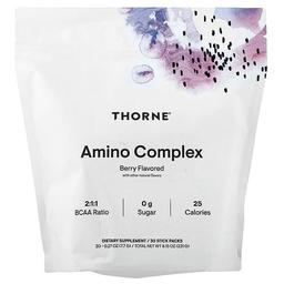Thorne Amino Complex Berry 30 Stick Packs 0 27 Oz 7 7 G Each