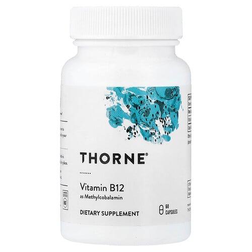 Thorne Vitamin B12 60 Capsules 1 Mg Per Capsule product image