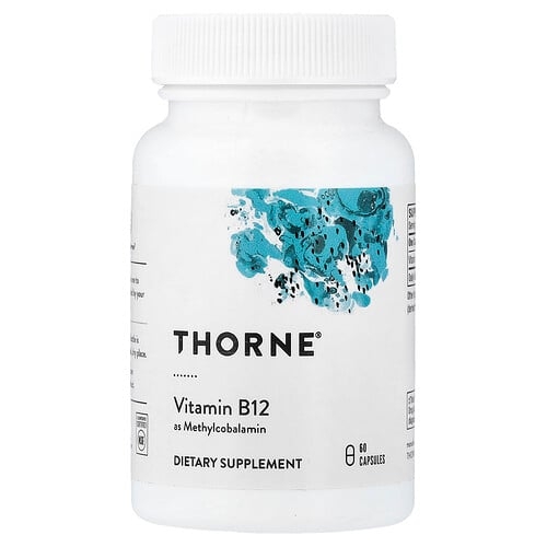 Thorne Vitamin B12 60 Capsules 1 Mg Per Capsule product image