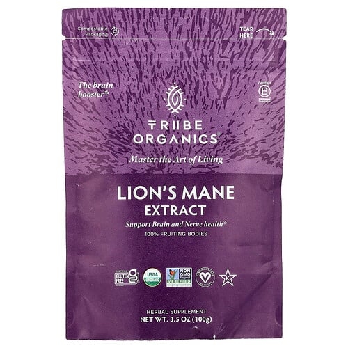 Tribe Organics Lion S Mane Extract 3 5 Oz 100 G product image