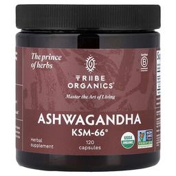 Tribe Organics Ashwagandha Ksm 66 120 Capsules 300 Mg Per Capsule