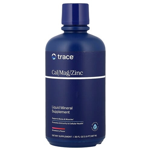 Trace Liquid Mineral Supplement Cal Mag Zinc Strawberry 30 Fl Oz 887 Ml product image