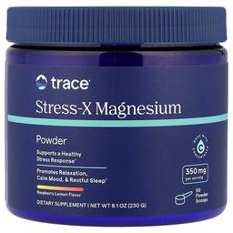 Trace Stress X Magnesium Powder Raspberry Lemon 8 1 Oz 230 G