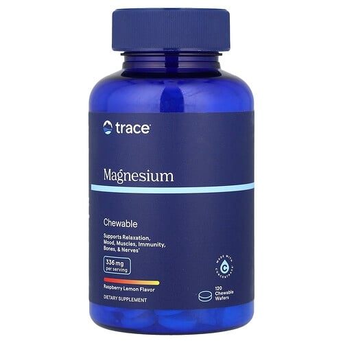 Trace Magnesium Chewable Raspberry Lemon 120 Chewable Wafers product image